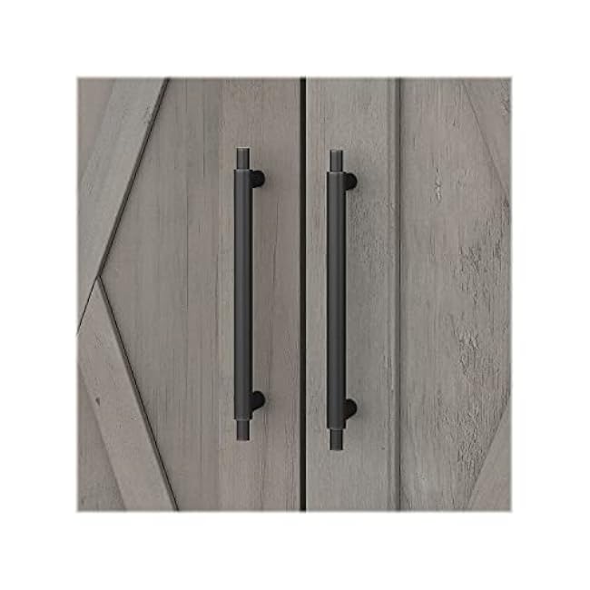 Bush Furniture Key West 24W Bathroom Vanity Sink with Mirror in Driftwood Gray