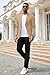 COOFANDY Mens Sport Coats and Blazers Fashion Suit Jackets Two Buttons Herringbone Sports Jacket, Khaki, L