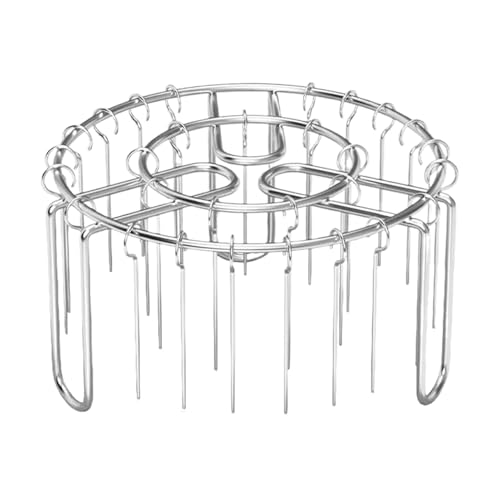 Grid De Horno - Soporte De Brochetas De Freír En Aire - Conjunto De Brochetas De Barbacoa De Acero Inoxidable | Soporte De Acero Inoxidable Resistente Al Calor Para Freidora De Aire | Ideal Para Verdu