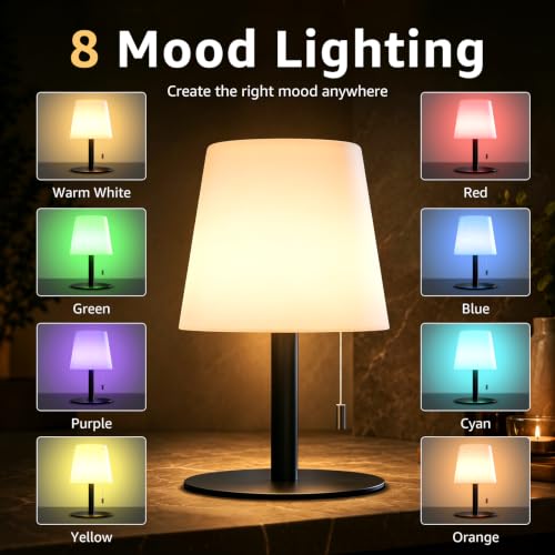 Image of uuffoo Shower Lamp Rechargeable Cordless Light Waterproof for Bathroom Spa