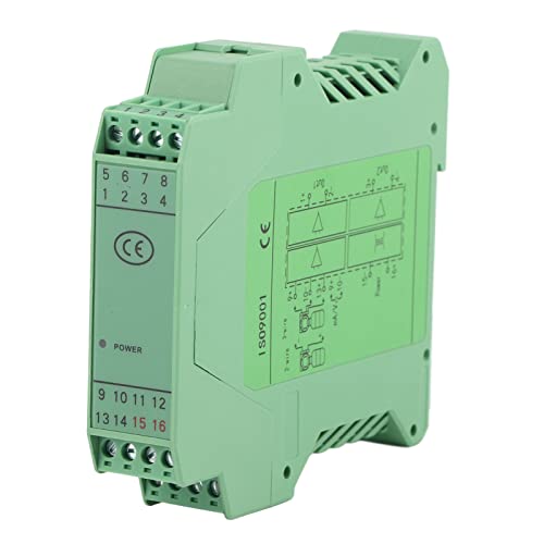 Isolator, 24V Current Isolator Transmitter 4-20mA PLC Detect Conditioner (One Input and Two outputs 4-20mA to 4-20mA)