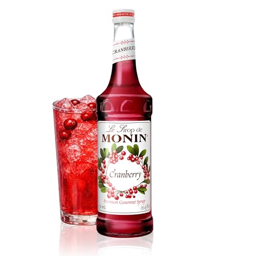 Monin - Cranberry Syrup, Tangy and Sweet Berry...