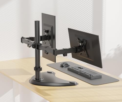 Image of KS Doublesight Displays 2 Full HD 24 inch Monitors Dual Monitor Stand (1920 x 1080), 75Hz