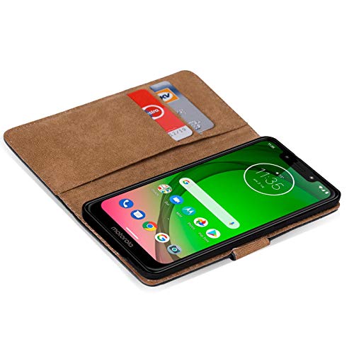 Verco Wallet Case for Motorola Moto G7 Play Book Cover with Magnetic Closure compatible with Motorola Moto G7 Play Flip Case with Card Slots Faux Leather - Image 4
