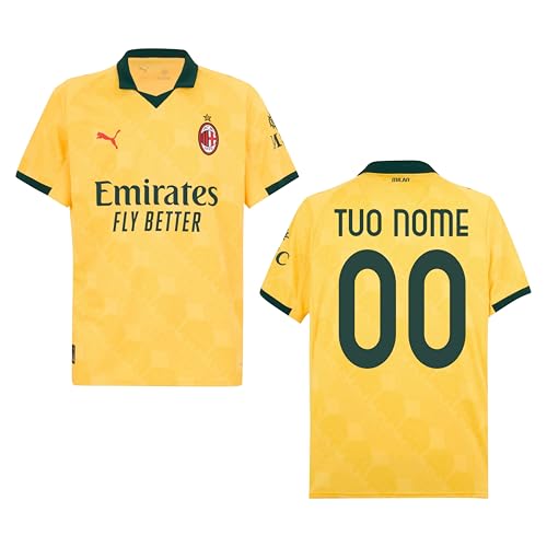 Prodotto ufficiale Milan PUMA Maglia Milan Third Ufficiale Adulto Bambino Personalizzabile