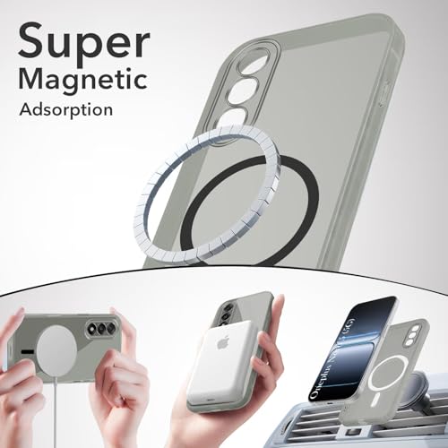 Image of Jkobi Lifetime Anti-Yellow MagSafe Compatible Clear Back Cover Case for Oneplus Nord 5 (Sleek Hard Crystal | Shockproof and Camera Protection)