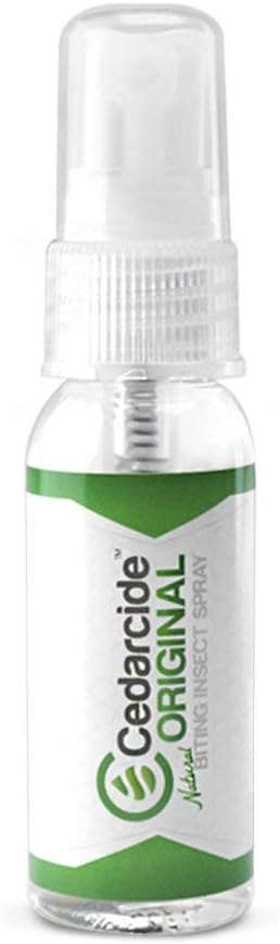 Cedarcide Original (1oz - Two Pack) Cedar Oil Biting Insect Spray Kills and Repels Fleas, Ticks, Ants, Mites and Mosquitoes Indoor Cedar Oil Formula