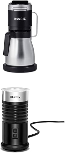 Keurig K-Supreme - Espumador de leche para cafetera, color gris, para espuma de leche fría y caliente