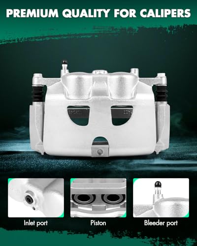 Image of SCITOO 18B5405 18B5404 Disc Brake Calipers Assembly with Bracket Fit For Ford For F-150 2012-2016 For Ford For Lobo 2011-2013