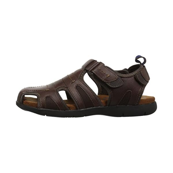 Nunn Bush Men's Rio Grande Closed Toe Fisherman Sandal, Tan, 14 Medium US - Image 9