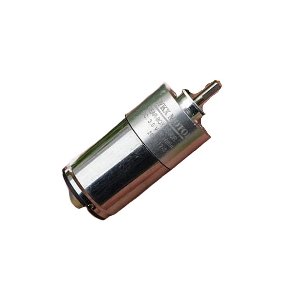 POWTAXBJGD DC3V-6V 16mm Coreless Gear Electronic Starter Mute All Metal Gear ZGA16R Large Torque Slow Speed 94rpm Reducer ForDIY Smart Robot(B Type 3V 47RPM)