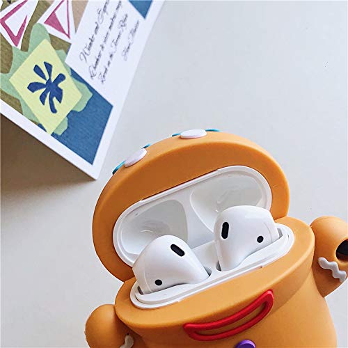 Suublg Cartoon Case For Airpods 2Nd/1St Generation 2019/2016, 3D Animation Character Design Silicone Cute Case Protective Shockproof Covers With Keychain For Airpods Earbuds #TOP2