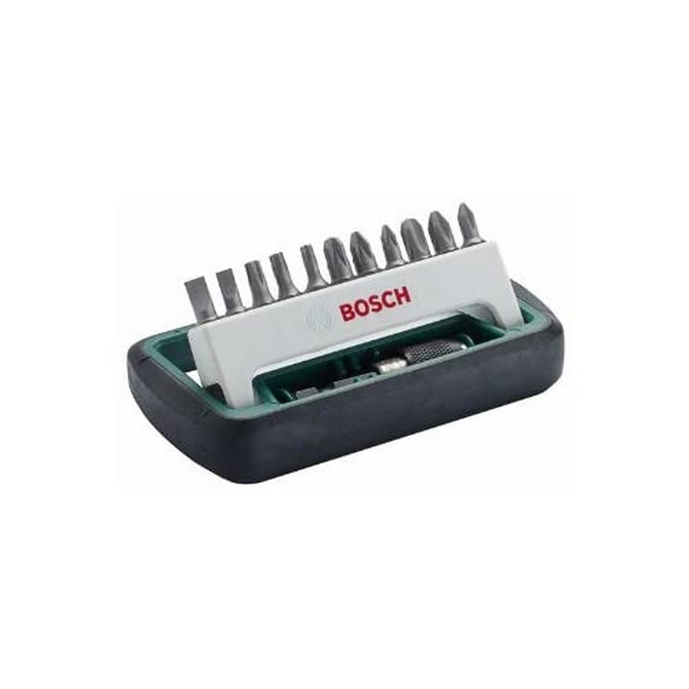 Bosch 2608255994 - Set di 11 innesti per avvitatore, qualità standard, con porta innesto PH/​PZ/​Torx/​Plat