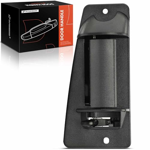 A-Premium Rear Passenger Side Exterior Door Handle Compatible with Chevy Silverado 1500 1999-2006, Silverado 2500 3500 & GMC Sierra 1500 2500 3500 - for Extended Cab Pickup - Textured Black, 15758171