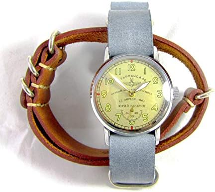 Pobeda Shturmanskie Gagarin Mens Wrist Watch Vintage USSR Rare Serviced Vintage