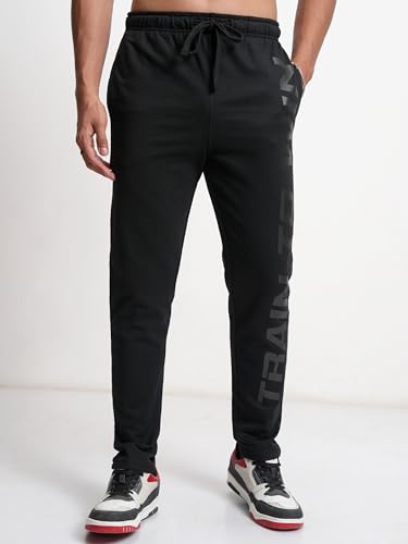 Image of Highlander Men's Solid Trackpants | Slim-Fit | Track Pants | Track Pants for Men | Men Track Pant | Men Track Pant Stylish | Sports | Gym wear