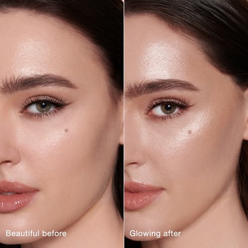 Image of Charlotte Tilbury Beauty Light Wand Liquid Highlighter Makeup - Soft-Focus Highlighter & Blush for Cheeks - Pearlescent, Weightless Radiant Finish