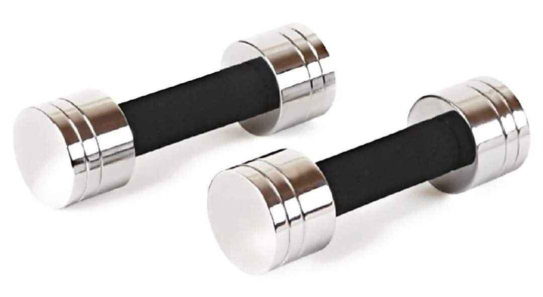 bodystation 3 kg steel dumbbells set (3 kg x 2 = 6 kg)-image-38
