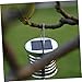 LIFKOME 2pcs Solar Energy Lamp Led Hanging Light Outdoor Small Chandelier Eco-Friendly No Tools Needed