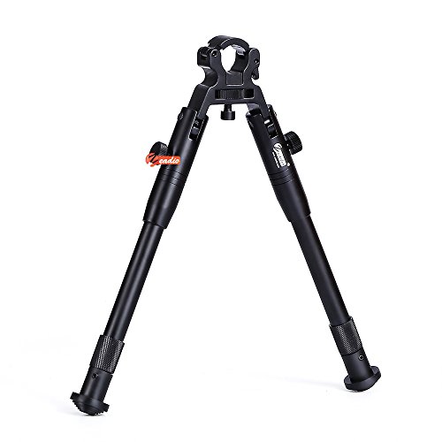 Zeadio Plegable Universal bípode con pies de Goma para Pistola de Aire Rifle, ZBP-009