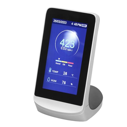 Thermomètre hygromètre 3 en 1 SEAFRONT moniteur de qualité de l'air intérieur et capteur CO2 ABS