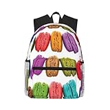 Photo Gallery ddsfvbv zaino unisex con macaron al gusto di biscotti, borsa casual per laptop, borsa resistente per lavoro, viaggi, grande capacità e ottimo regalo, nero , taglia unica Photo Gallery ddsfvbv zaino unisex con macaron al gusto di biscotti, borsa casual per laptop, borsa resistente per lavoro, viaggi, grande capacità e ottimo regalo, nero , taglia unica