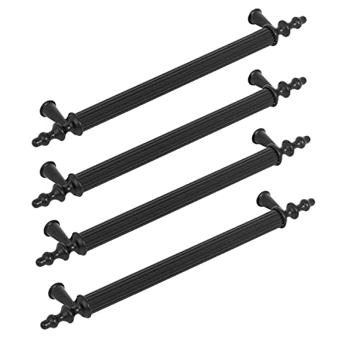 Ovacık Çekmece Dolap, Siyah Metal Kulp, 4 Adet), Kapak Kulpu Kulbu, 128 mm (
