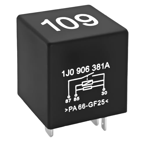 Main Power Supply Relay #109 / 1J0 906 381 A Compatible with VW Bora Golf MK4 Beetle Polo A3 Octavia TDI