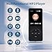 MP3 Player with Bluetooth 5.2 HiFi Sound, with Built-in Speaker/FM Radio/Voice Recorder/E-Book, Lossless Sound Multifunctional Mini Design Ideal for Sport Running (Earphones Included)
