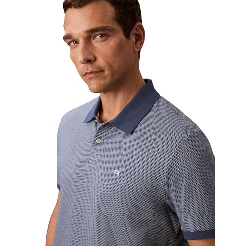Image of Calvin Klein Men's Jacquard Refined Polo