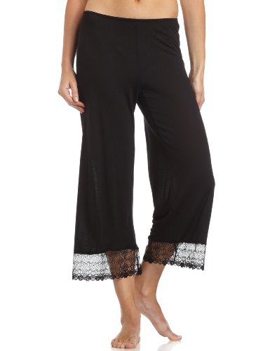 Only Hearts Women's Venice Crop Pant with Lace Hem