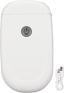 Deansh Mini Label Printer, 203DPI High Resolution High Stability Label Printer Portable Thermal High Speed Printer for Office, Support BT 4.0 Connection