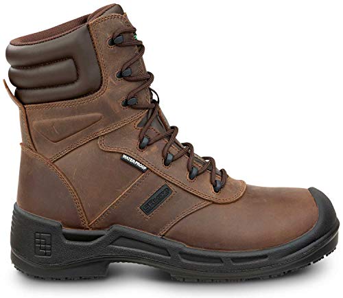 SR Max Logan, Men's, Brown, Comp Toe, EH, Waterproof, Insulated, Slip Resistant 8 Inch Work Boot2
