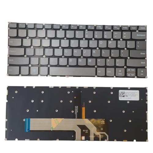 Clavier portable américain pour C740-14IML rétroéclairé gris remplace les touches usées