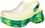 Plattformhöhe: 4,5 cm Crocs Classic Bae Translucent Tropical Clog Multi 6 M
