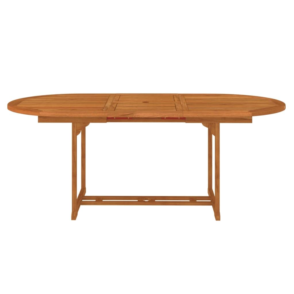 vidaXL Tavolo da Giardino 200x100x75 cm in Legno Massello di Eucalipto