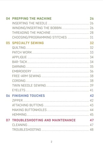 Singer Quantum Stylist 9960: Pocket Guide: Buttons, Dials, Settings, Stitches, and Feet: 3
