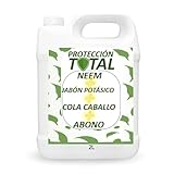 PLANTAWA Protección Total 2L | Jabón Potásico | Aceite de Neem | Cola de Caballo | Abono | Prevención y curación de enfermedades fúngicas e insectos dañinos en plantas