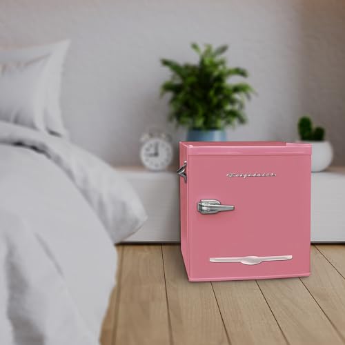 Frigidaire EFR176-PINK Retro Compact Fridge With Chiller Mini Refrigerator thumb #3