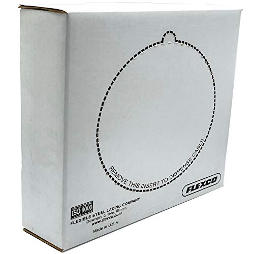 Flexco 54003 NC62-C Nylon Covered Steel Cable For Alligator Staple Fastener 62 - 100' Box