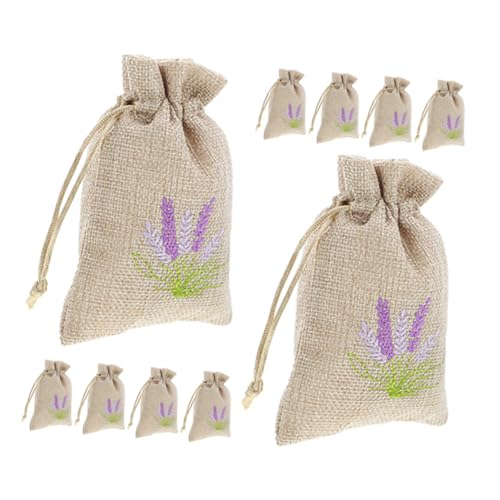 MUSISALY 20個香?空袋 抽出型巾着バッグ ラベンダー香袋 おしゃれなデザイン ジュエリーや小物の収納に 旅行やホームデコに便利な軽量プ
