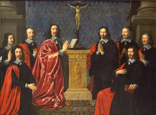 Tableau d'art Philippe de Champaigne pour décorer un salon élégant ou un bureau de style classique