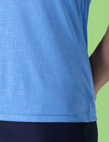 Image of Amazon Brand - Symbol Men's Active /Sports Tonal Printed T-Shirt | Round Neck | Regular Fit (Available in Plus Sizes)
