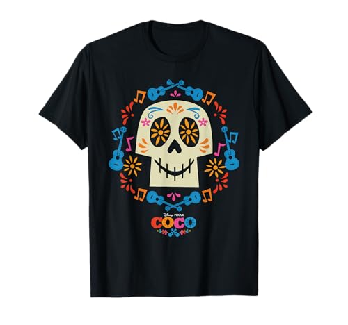 Disney and Pixar's Coco Papel Picado Sugar Skull T-Shirt