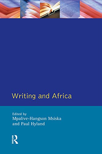 Writing and Africa (Crosscurrents)