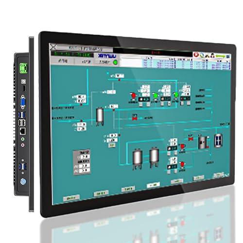 Image of Industrial Embedded Panel PC, 10 Point Capacitive Industrial Touch Screen Panel Computer, IP65 All-in-One Computer, for Kiosk,Factory, Windows 10 19inch-i7-6500U(4GRAM+128GSSD)