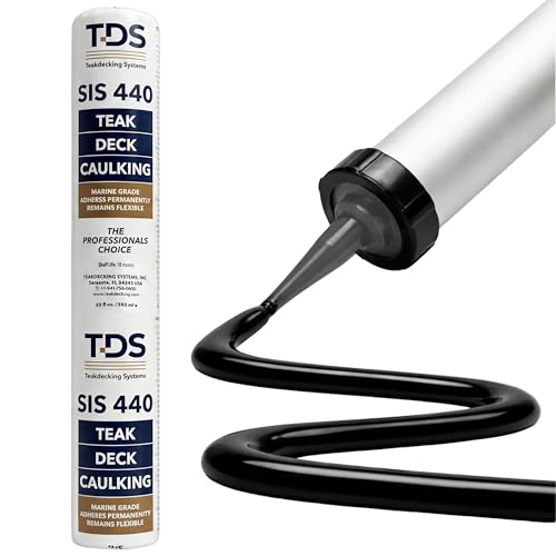 Image of Teakdecking Systems (TDS) SIS440 Marine Caulk Sausage 20oz - Black