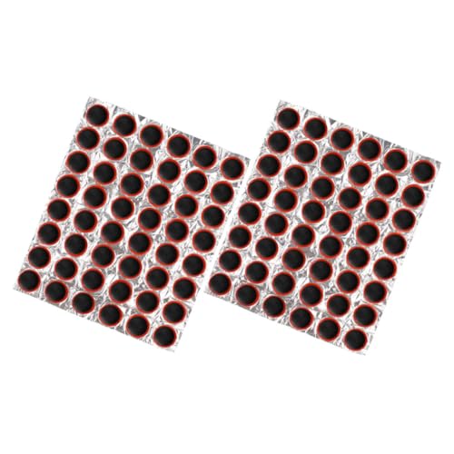 KESYOO 2Pcs Portable Inner Tube Repair Kit Durable Rubber Bicycle Tire Patch for Mountain Bike Maintenance Essential Bike Accessories for