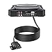 Bass Control Knob Remote Amplifier Replacement Bass Controller Car Audio Adjustable with 6-pin Extension Cord for Subwoofer - 4M/13.12FT Cable