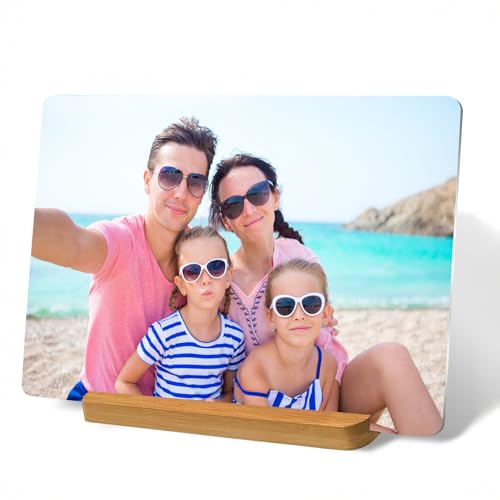 CUSTART Custom Metal Photo Prints Personalized Picture Gifts with Natural